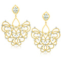 Boucles d'oreilles Filigrane avec Zircons