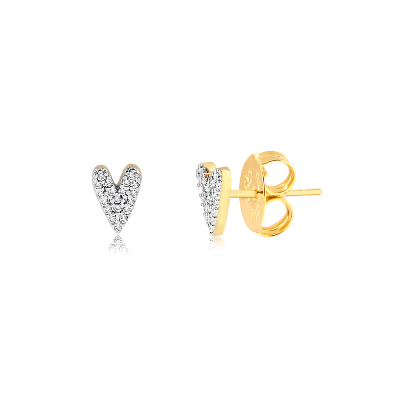 Boucles d'oreilles Cœur Élancé
